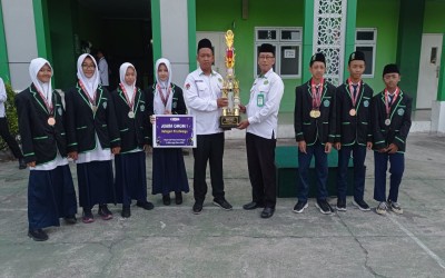 Torehkan Sejarah, MTsN 1 Yogyakarta Kembali Jadi Juara Umum Pencak Silat di Kejurkot Kategori Pra-Remaja 2026
