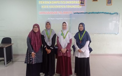 Harumkan Nama Madrasah, Dua Siswa MTsN 1 Yogyakarta Juarai Cabang Lomba MTQ dalam Pekan Kompetisi Madrasah