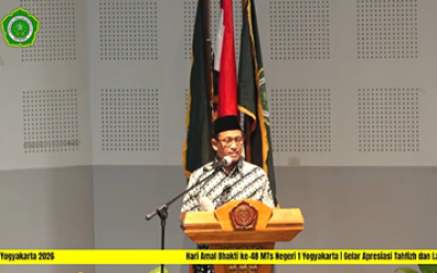 Kakanwil Kemenag DIY Hadir dan Beri Apresiasi di Giat GAT MTSN 1 Yogyakarta